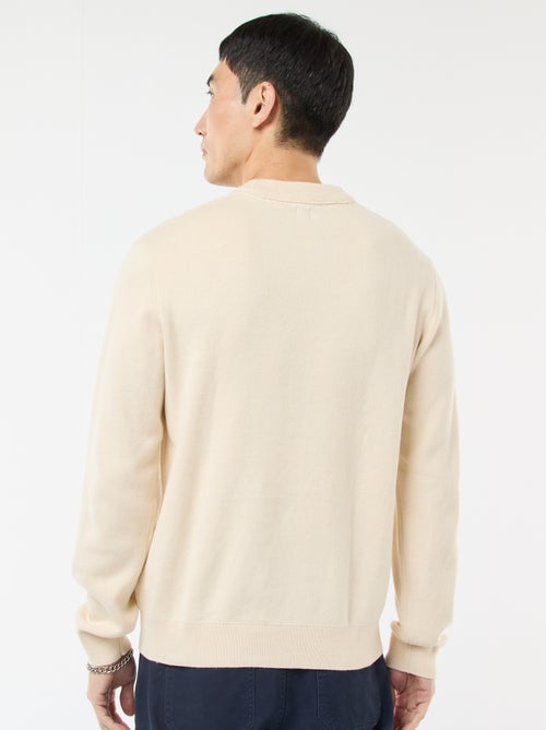 Pull col rond uni - Kiabi
