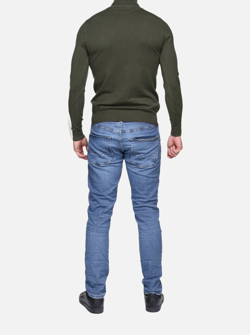Pull col roulé - Kenzarro Kaki - Kiabi