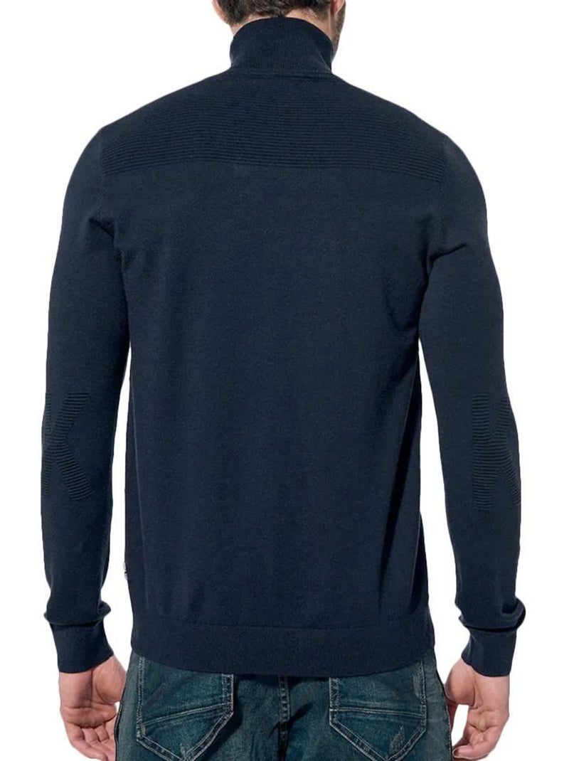 Pull Col Roulé Homme Kaporal Bleu marine - Kiabi