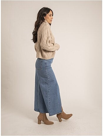 Pull col roulé kalore