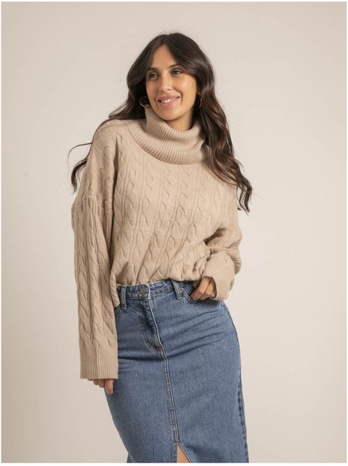 Pull col roulé kalore - Kiabi Pull col roulé kalore - Kiabi