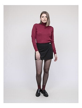 Pull col roulé kantara