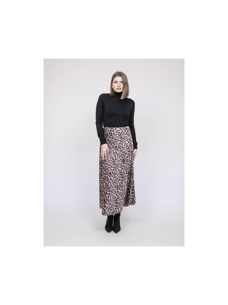 Pull col roulé kantara Noir - Kiabi