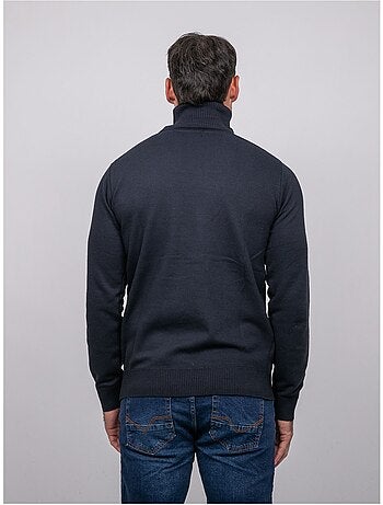 Pull col roulé larlequin
