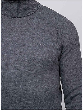 Pull col roulé larlequin