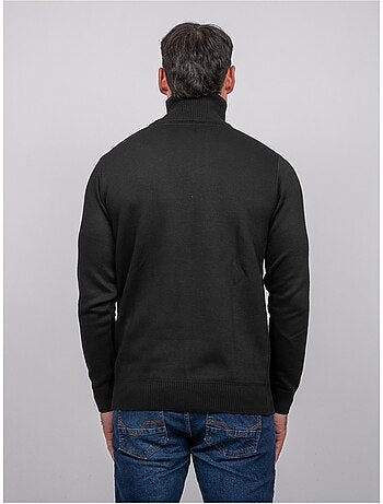 Pull col roulé larlequin
