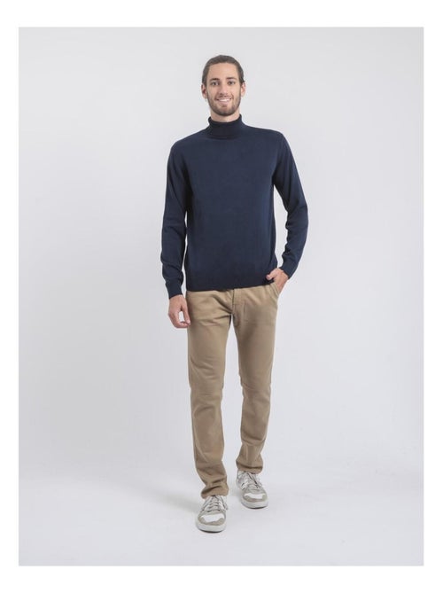 Pull col roulé pur coton lodirk - Kiabi