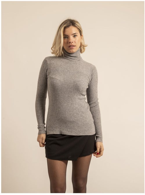 Pull col roulé texturé kilanie - Kiabi Pull col roulé texturé kilanie - Kiabi