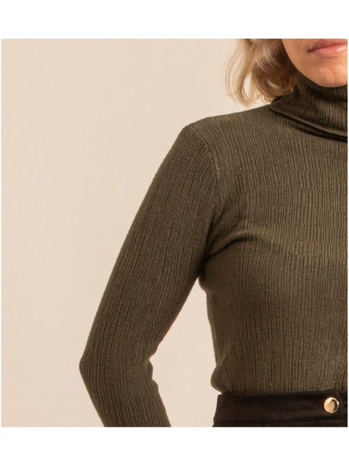 Pull col roulé texturé kilanie - Kiabi Pull col roulé texturé kilanie - Kiabi