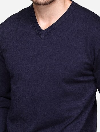 Pull col v - Yves Enzo