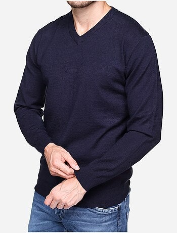 Pull col v - Yves Enzo