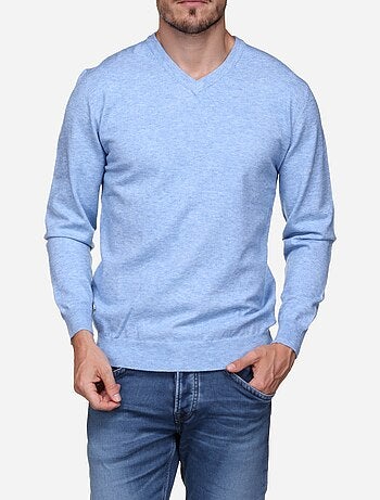 Pull col v - Yves Enzo