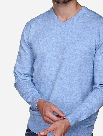 Pull col v - Yves Enzo
