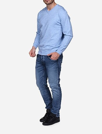 Pull col v - Yves Enzo