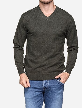 Pull col v - Yves Enzo
