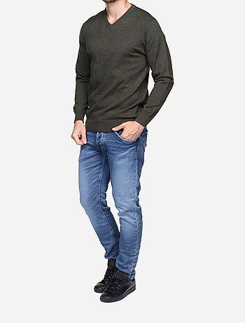 Pull col v - Yves Enzo