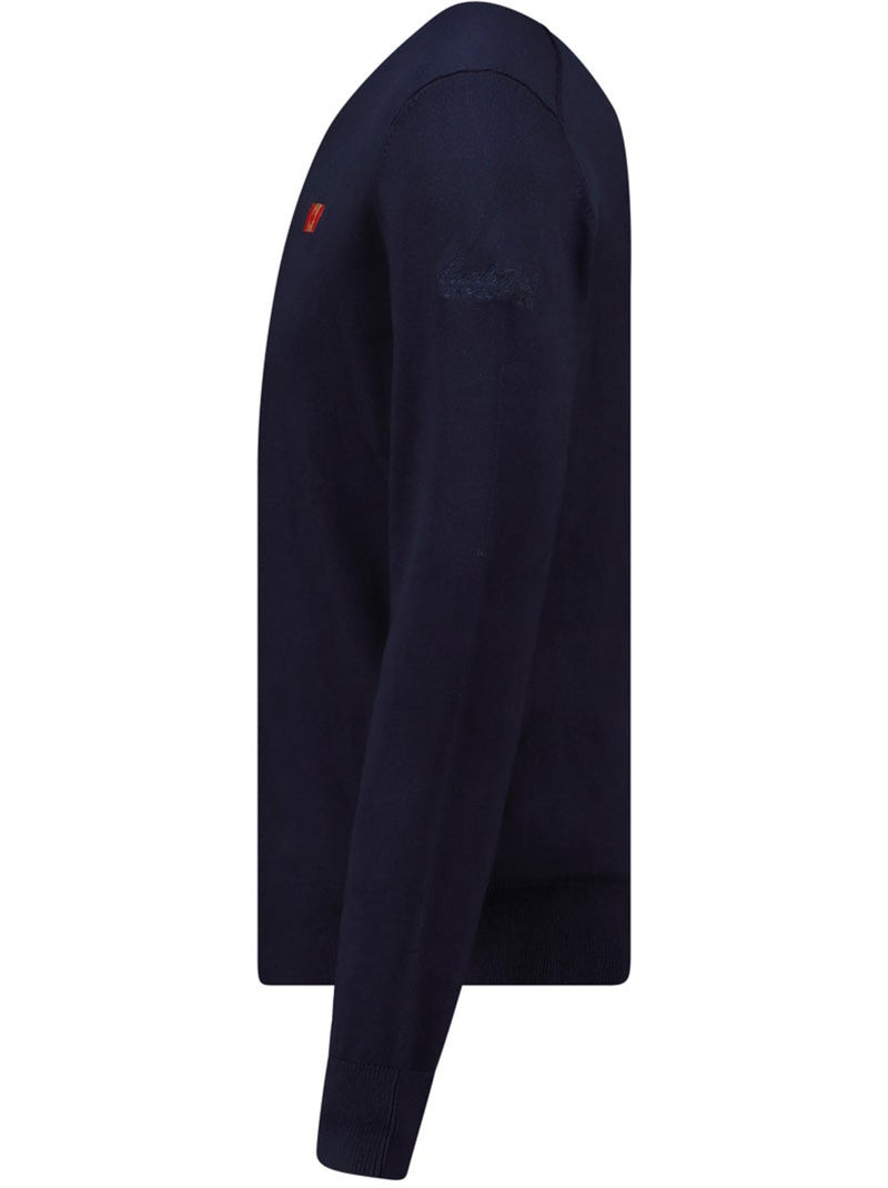 Pull col v felineak – canadian peak Bleu marine - Kiabi