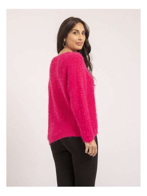 Pull col v maille chenille kristina - Kiabi Pull col v maille chenille kristina - Kiabi