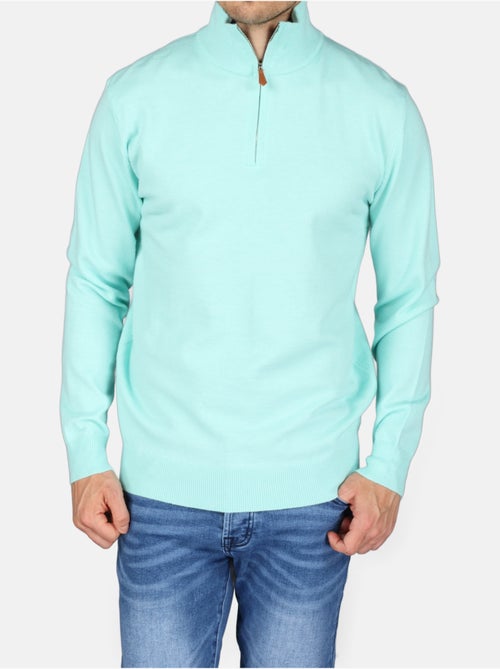 Pull col zippé - Yves Enzo - Kiabi Pull col zippé - Yves Enzo - Kiabi