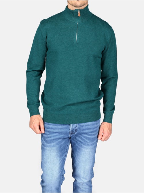 Pull col zippé - Yves Enzo - Kiabi Pull col zippé - Yves Enzo - Kiabi