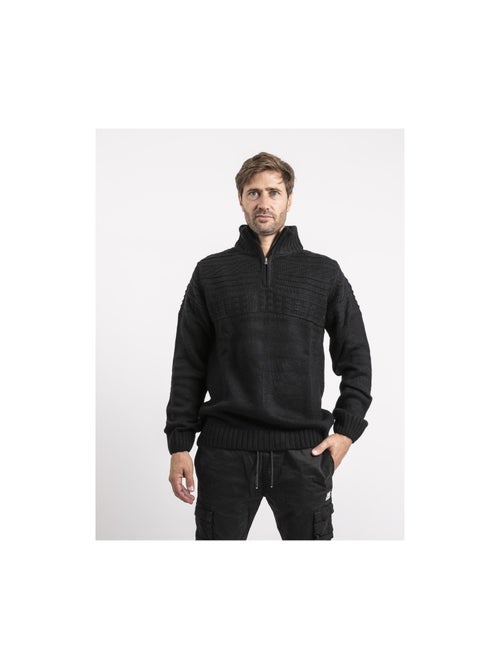 Pull col zippé logipal - Kiabi Pull col zippé logipal - Kiabi