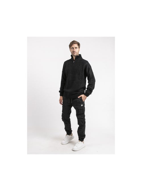 Pull col zippé logipal - Kiabi Pull col zippé logipal - Kiabi