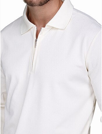 Pull colo polo zippé