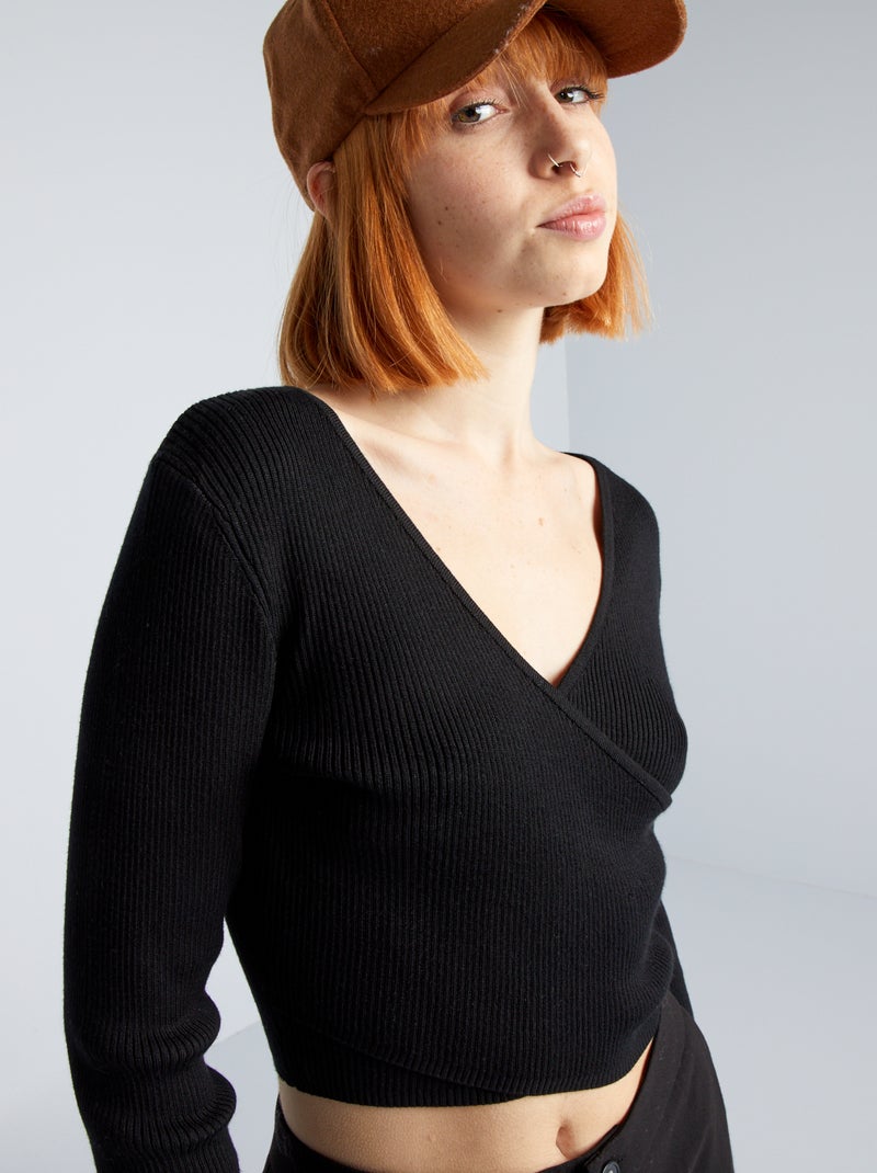 Brave Soul - Pull côtelé à col zippé - Taupe | ASOS