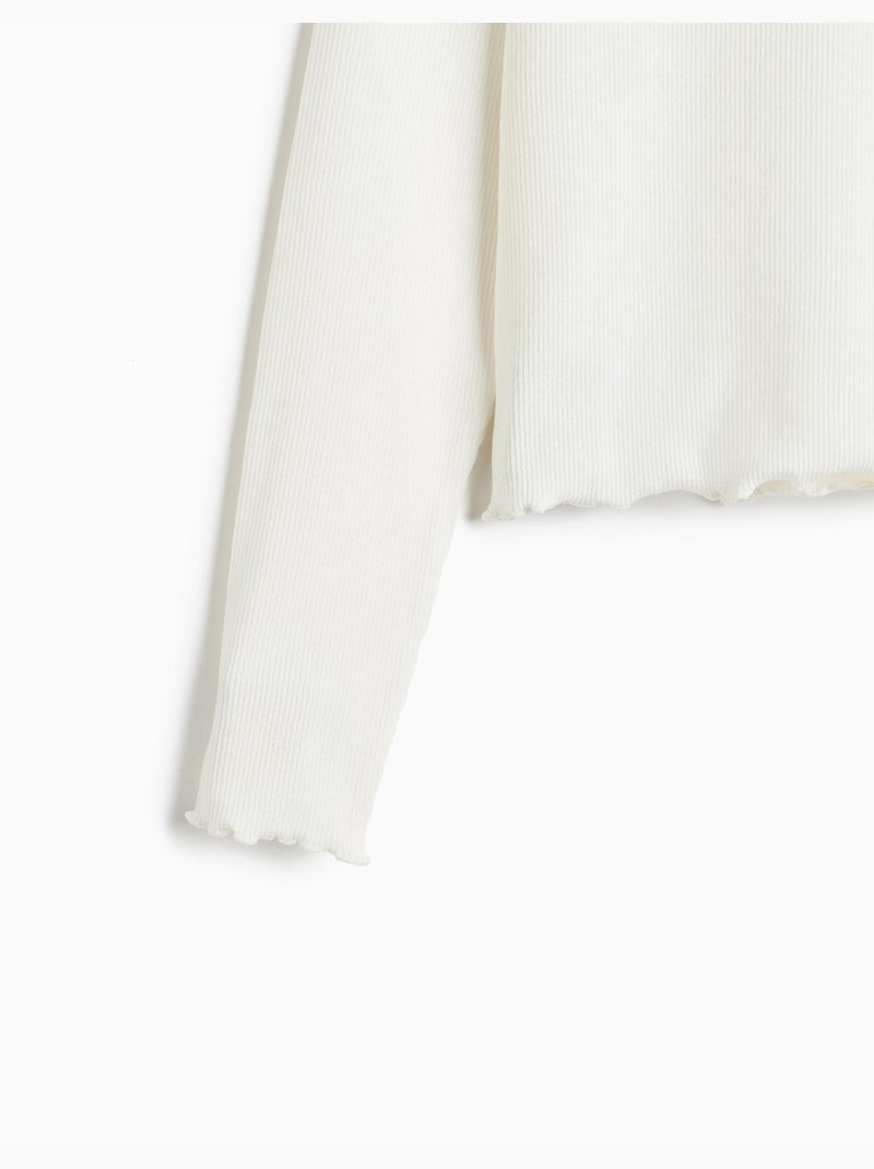 Pull court, mo fashion Blanc - Kiabi