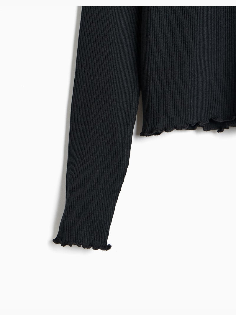 Pull court, mo fashion Noir - Kiabi