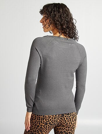 Pull d'allaitement avec ouverture zippée