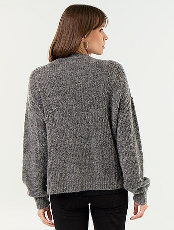 Pull d'allaitement en laine mélangée