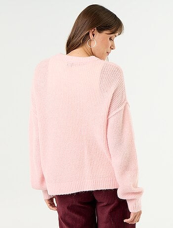 Pull d'allaitement en laine mélangée
