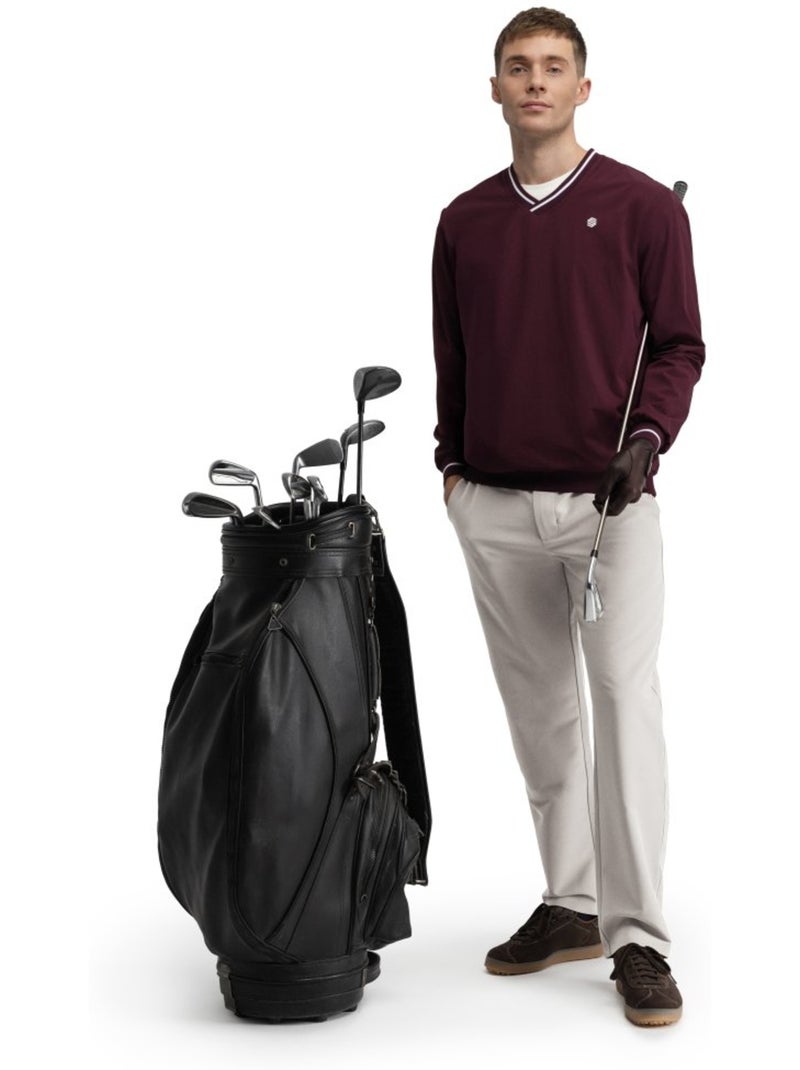 Pull de golf coupe-vent homme golf homme stinger cherry Rouge - Kiabi