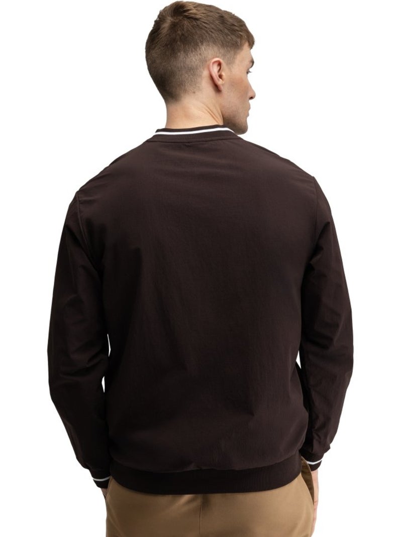 Pull de golf coupe-vent homme golf homme stinger dark Marron - Kiabi