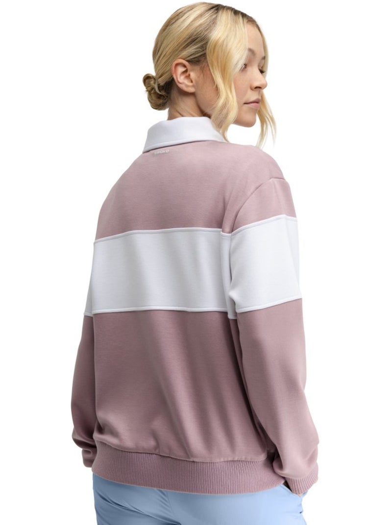 Pull de golf demi-zip femme golf femme eagle-w Rose - Kiabi