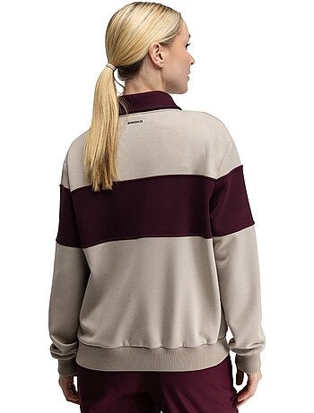 Pull de golf demi-zip femme golf femme eagle-w sand