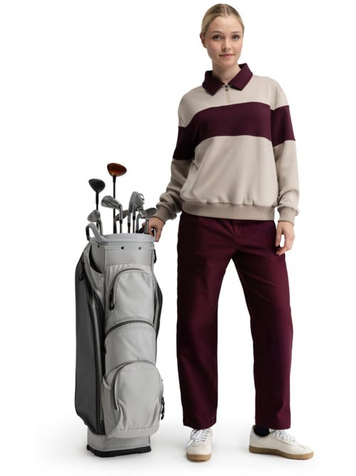 Pull de golf demi-zip femme golf femme eagle-w sand - Kiabi