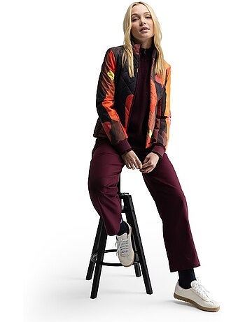 Pull de golf demi-zip femme golf femme fade-w cherry