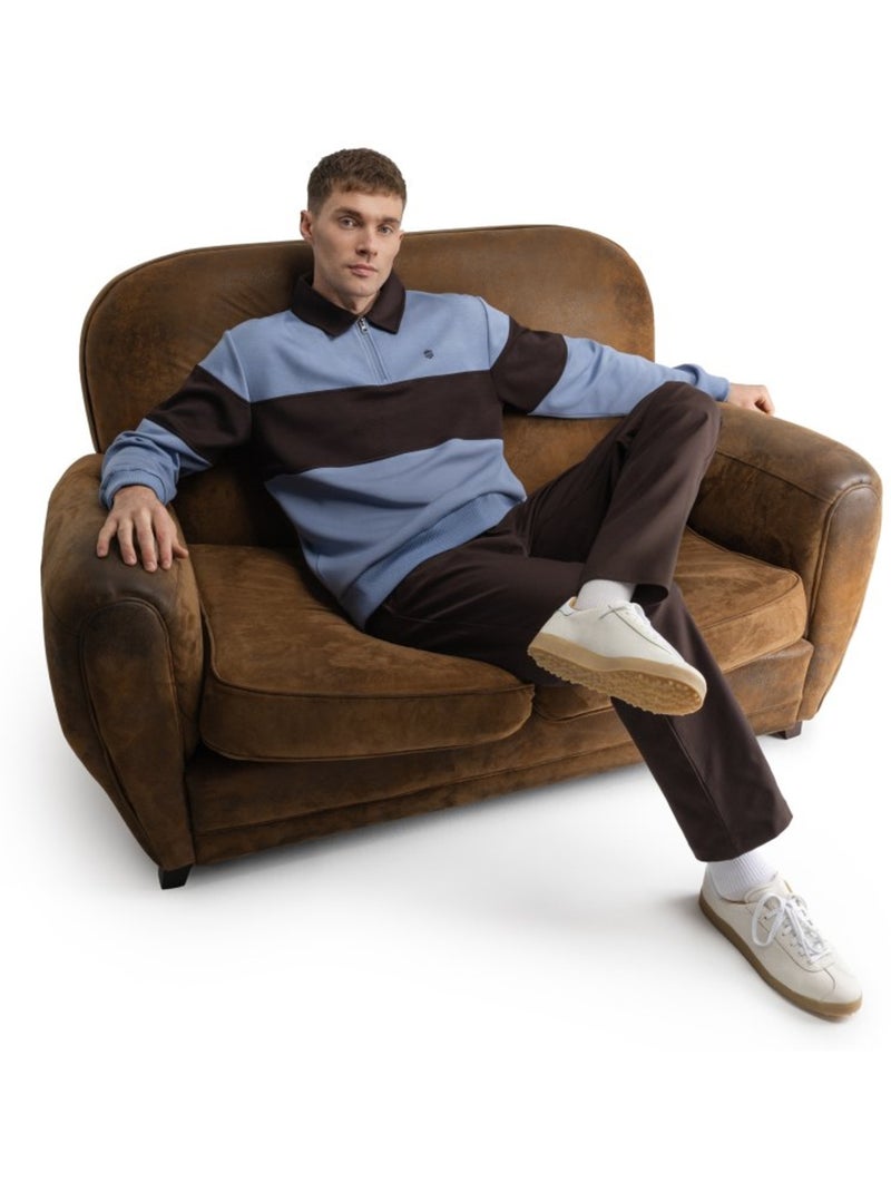 Pull de golf demi-zip homme golf homme eagle Bleu - Kiabi