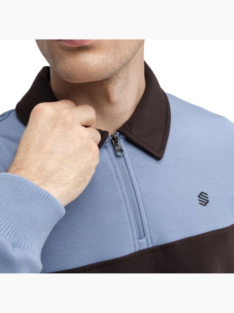 Pull de golf demi-zip homme golf homme eagle Bleu - Kiabi