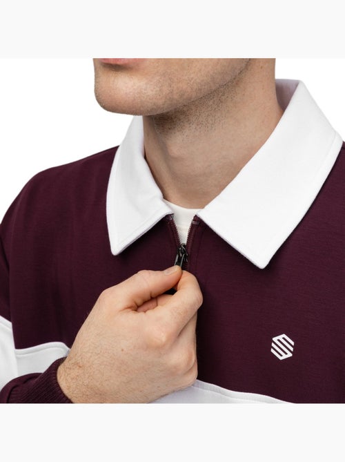 Pull de golf demi-zip homme golf homme eagle cherry - Kiabi