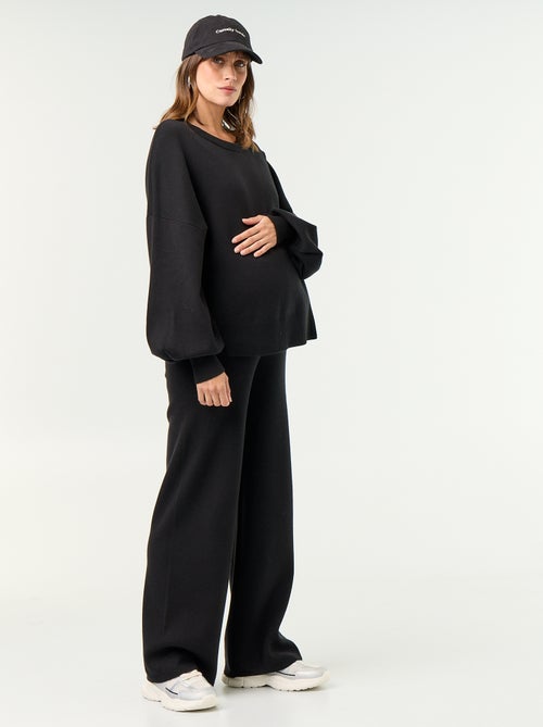 Pull de maternité uni - Kiabi