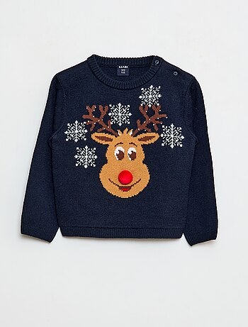 Pull de Noël à col rond