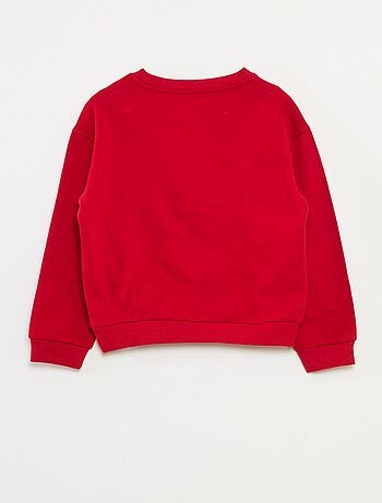 Pull de Noël à motif imprimé en coton