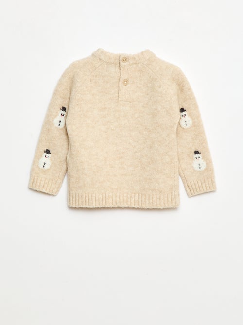 Pull de Noël doux animé fantaisie - Kiabi