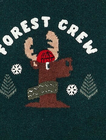 Pull de Noël en grosse jauge
