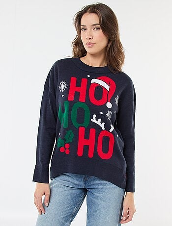 Pull de Noël en jacquard