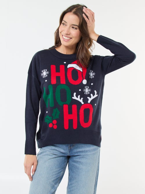 Pull de Noël en jacquard - Kiabi