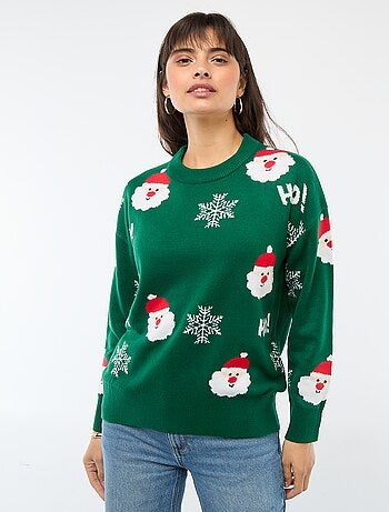 Pull de Noël en jacquard